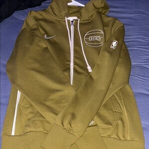 Nike Celtics Olive Green Hoodie